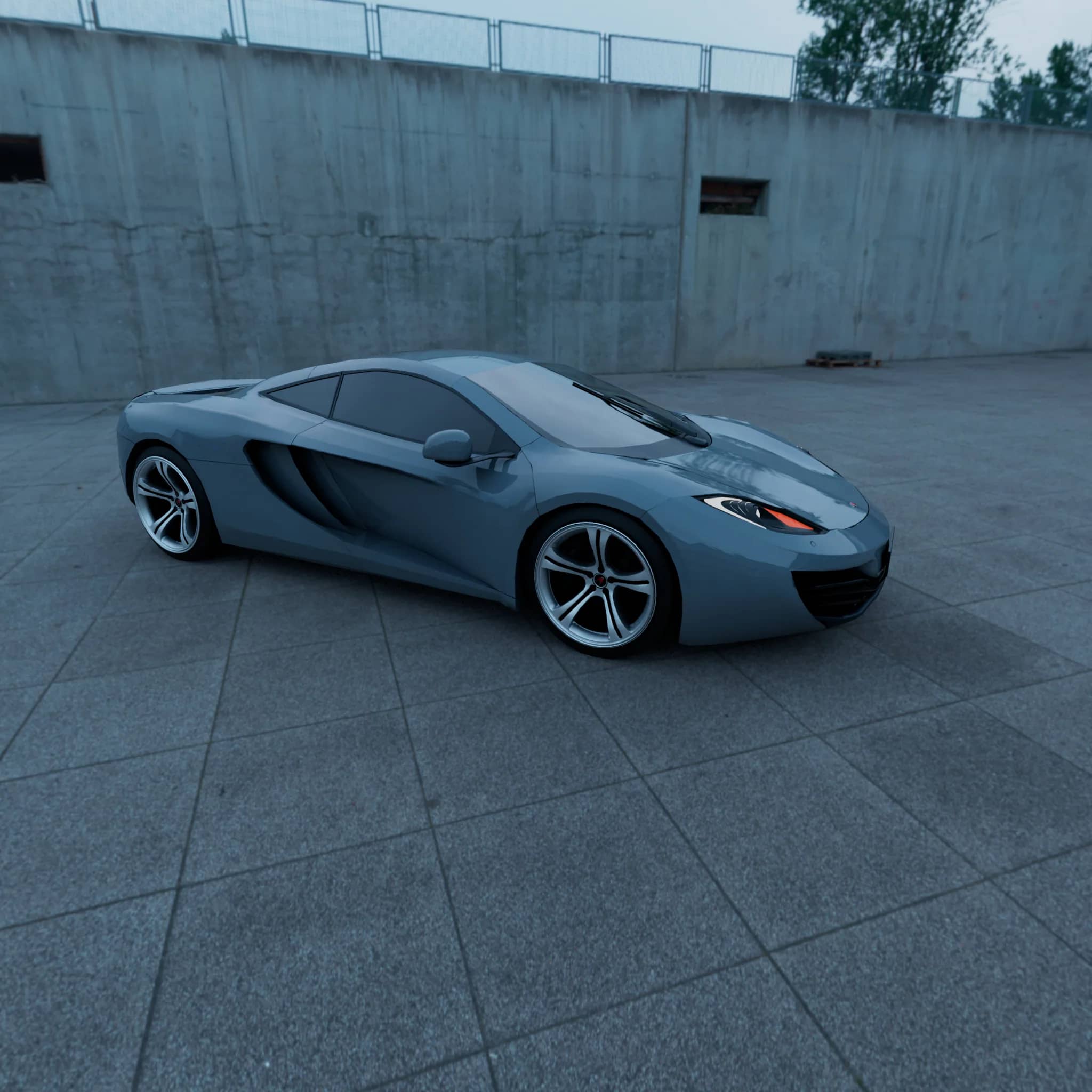 HDRI lighting — front